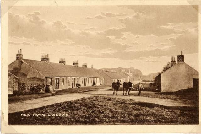 New Rows in Lassodie, Fife, a village once of 2,000 people. PIC: Courtesty of  Fife Cultural Trust (Dunfermline Local Studies) on behalf of Fife Council.