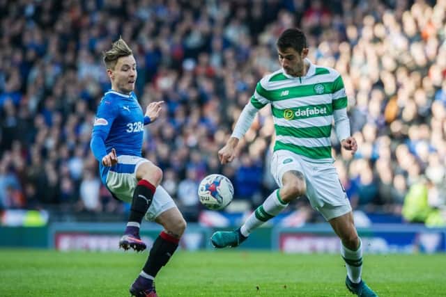 Nir Bitton has slipped down the pecking order at Celtic. Picture: John Devlin