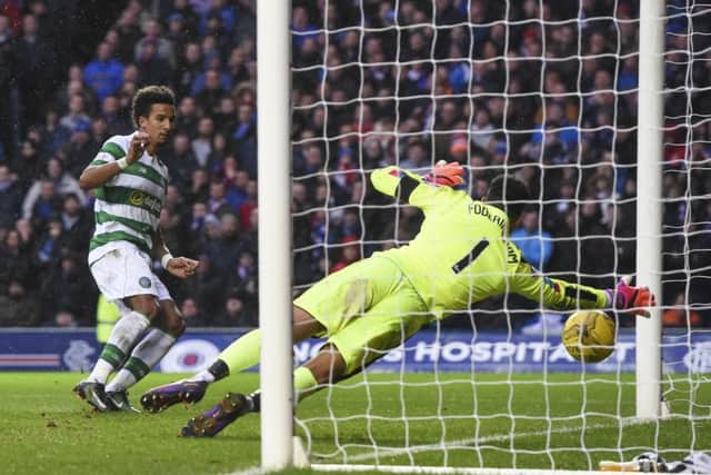 Scott Sinclair scored the winner when Celtic and Rangers met on Hogmanay. Picture: SNS
