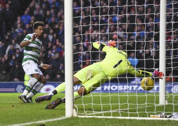 Scott Sinclair scored the winner when Celtic and Rangers met on Hogmanay. Picture: SNS