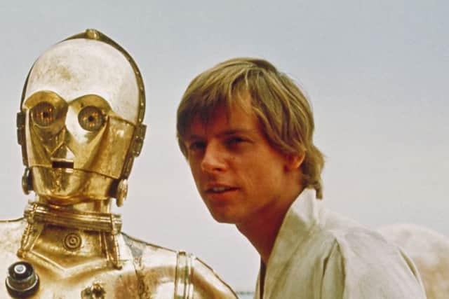 Mark Hamill playing character Luke Skywalker. Picture: AP