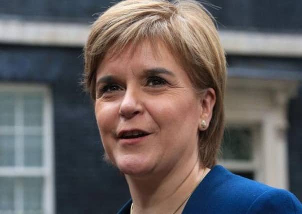 First Minister Nicola Sturgeon