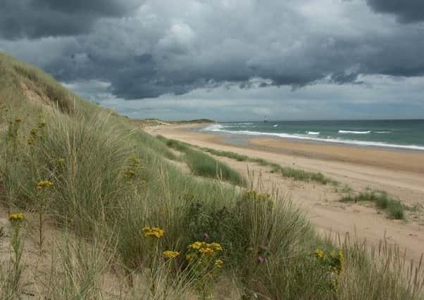 The dunes at Rattray Head, close to the castle site which was destroyed by moving sand whipped up by a violent storm in the early 1700s. PIC www.geograph.co.uk