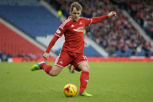 Aberdeen's Niall McGinn is wanted by Hearts. Picture: John Devlin