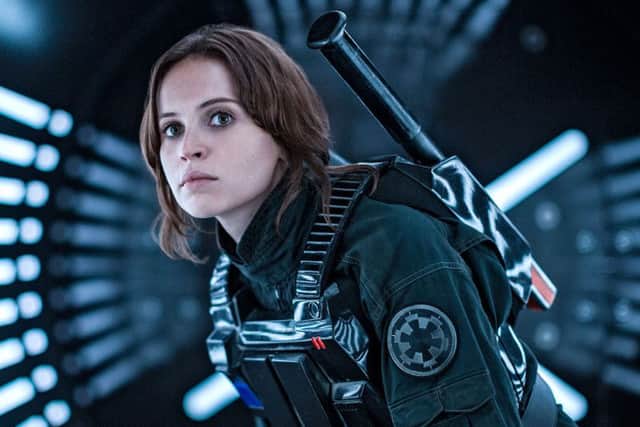 The latest Star Wars blockbuster, starring Felicity Jones as Jyn Erso, gave Cineworld a boost. Picture: Jonathan Olley/Lucasfilm