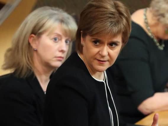 Nicola Sturgeon said A&E performance is better in Scotland than elsewhere in the UK
