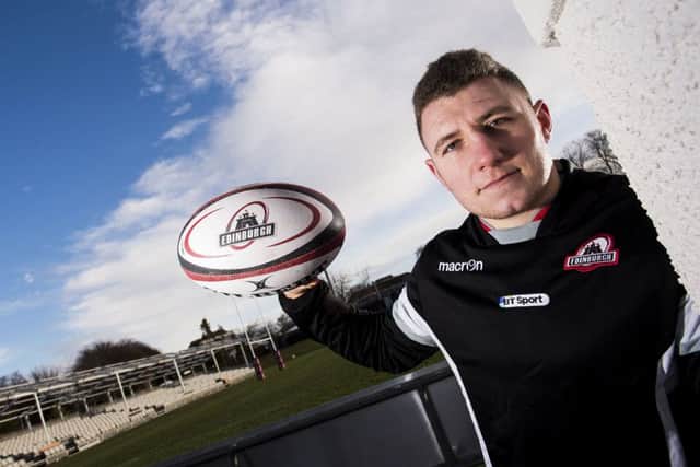 Edinburgh stand-off Duncan Weir at Myreside, where the squad trained on Thursday as they prepare to move to their new home. Picture: SNS/SRU