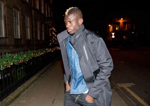 Kouassi Eboue, pictured in Glasgow last week, has now completed his move to Celtic.