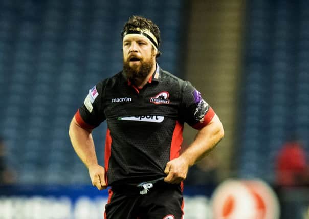 Edinburgh's Alasdair Dickinson will miss the start of the Six Nations. Picture: SNS