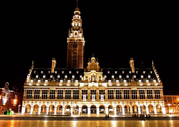 The Carnegie library at Leuven University, Belgium. PIC Wikicommons/Bobak Ha'Eri