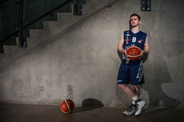 Ready to Rock: Lee Reilly thought a career in basketball had passed him by, but a call from Glasgow Rocks coach Sterling Davis has seen him resurrect his ambitions.  Picture: John Devlin