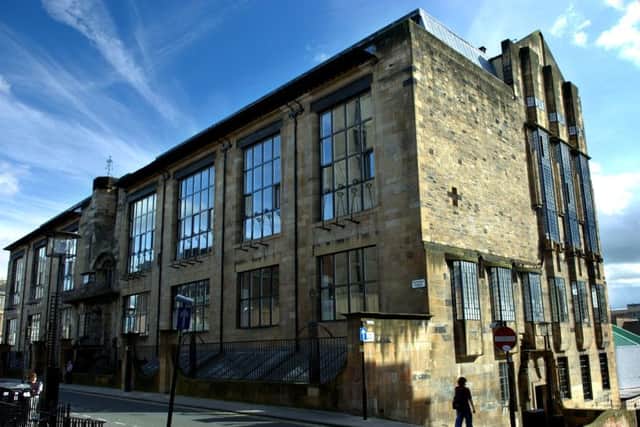 The Mackintosh Building at Glasgow School of Art is currently being restored after it was damaged by fire in 2014. Picture: Robert Perry/TSPL