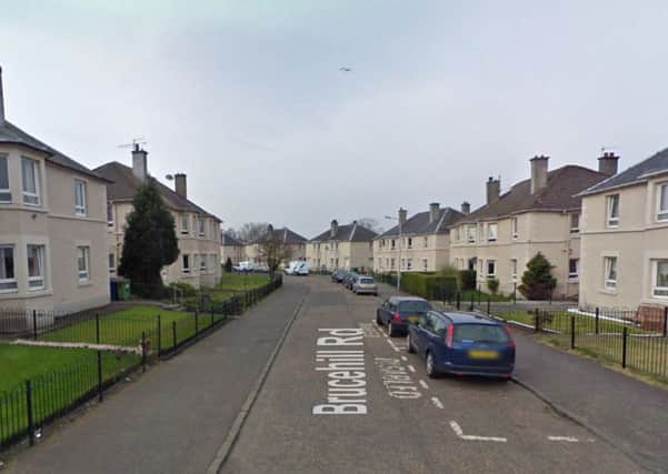 The attack took place on Brucehill Road, Dumbarton. Picture: Google Maps