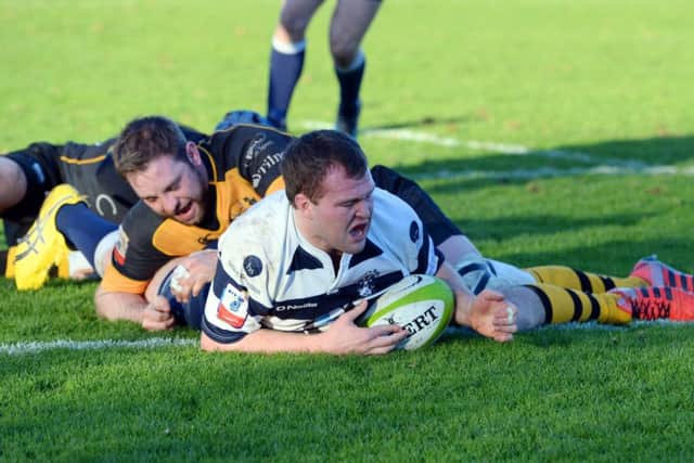 Heriot's Struan Cessford crashed over from close range