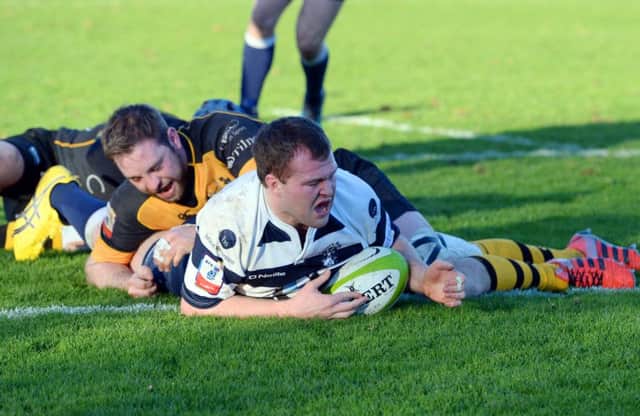 Heriot's Struan Cessford crashed over from close range