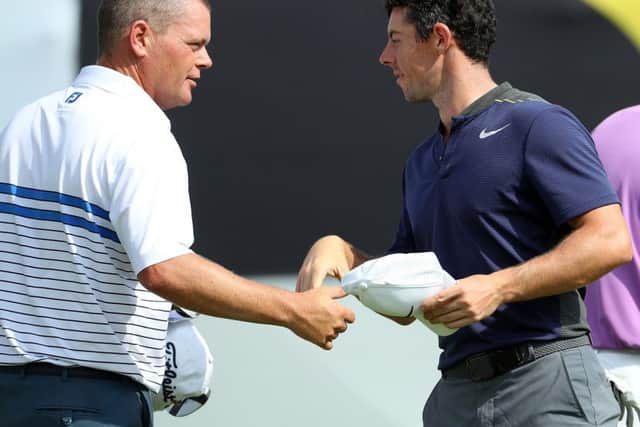 David Drysdale enjoyed playing with world No 2 Rory McIlroy in the BMW SA Open third round. Picture; Getty Images