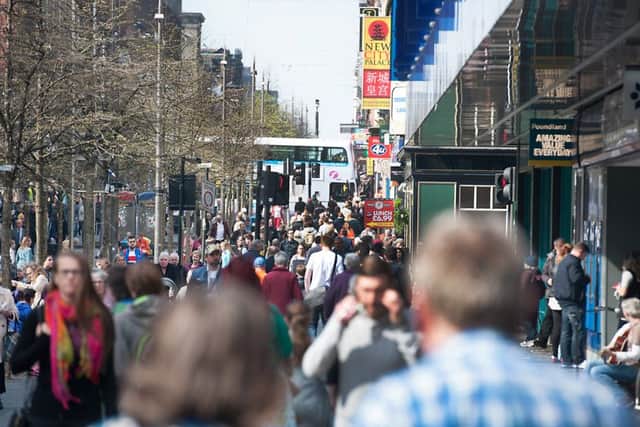 The Bank of Scotland report also found that job creation was running at a four-month high. Picture: John Devlin