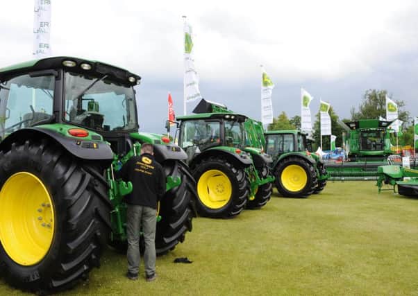 New machinery hints at a vibrancy in the farming industry, says Fordyce Maxwell. Picture: Ian Rutherford