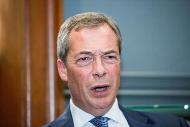 Nigel Farage argued that the SNP were not true nationalists. Picture: Ian Georgeson