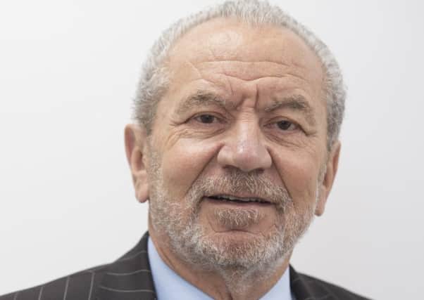 Businessman Lord Alan Sugar. Picture: Lauren Hurley/PA Wire