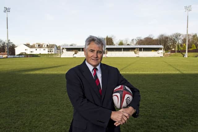 Edinburgh Rugby chairman Andy Irvine at Myreside ahead of the team's first match there against Timisoara Saracens. Picture: Gary Hutchison/SNS/SRU