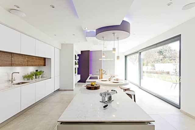 The high spec but minimalist kitchen