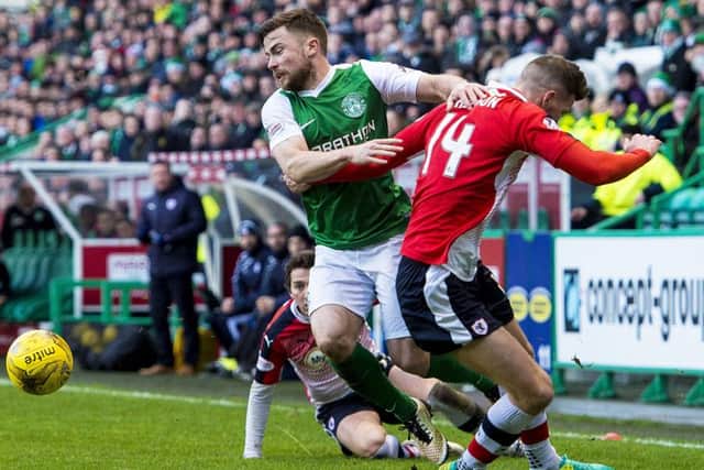 Long-serving Hibs full-back Lewis Stevenson has resisted watching a re-run of last seasons Scottish Cup final triumph. Having broken the curse, he feels there will be less pressure on Neil Lennons side in this seasonsons competition.