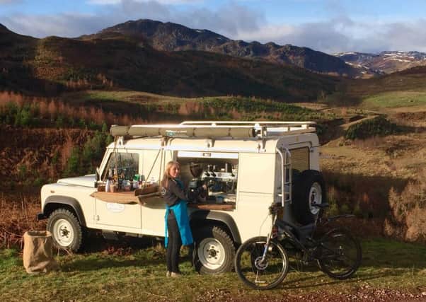 The Bonnie Mountain Coffee Land Rover