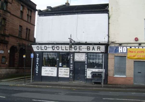 The Old College Bar in Glasgow