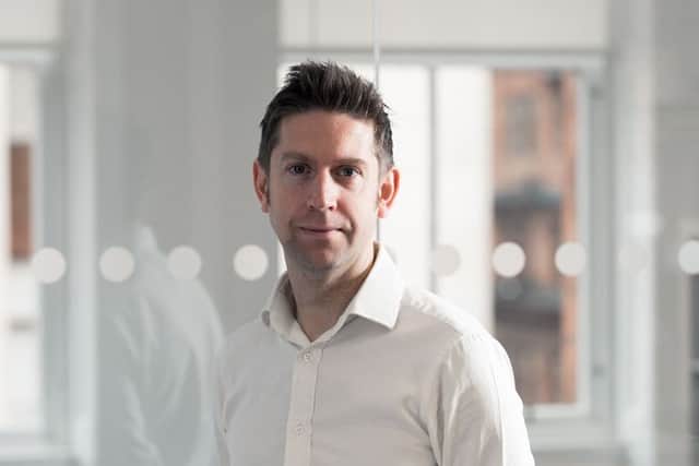 Luke Thurman says hotdesks and shared spaces, where client and staff lines cross, are the 'new normal'. Picture: David P Scott