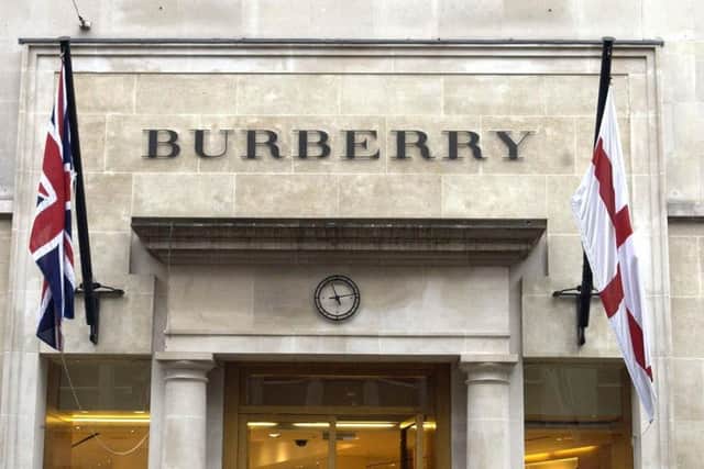 Burberry has had a boost from tourists travelling to the UK. Picture: PA