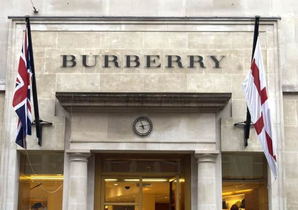 Burberry has had a boost from tourists travelling to the UK. Picture: PA