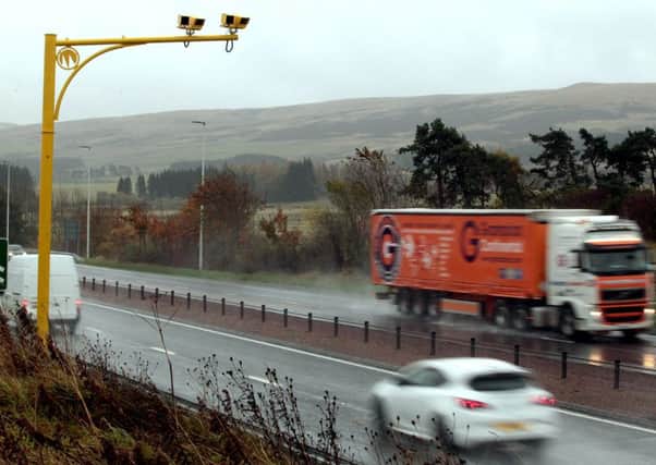 Average speed cameras similar to the ones on the A9 are to be installed on the A90 between Dundee and Stonehaven. Picture: SWNS
