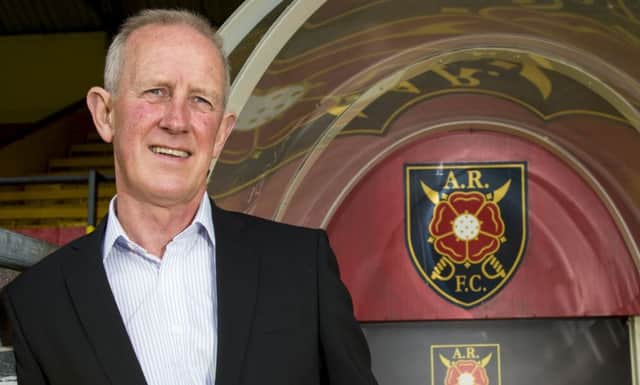 15/06/15 CLIFTONHILL Albion Rovers unveil new Assistant Manager Billy Stark