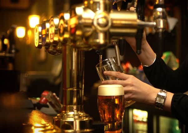 The Scottish Licensed Trade Association said 44% of its members suffered a decline in festive sales. Picture: Jacky Ghossein