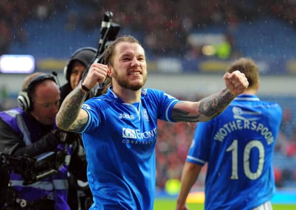 Former St Johnstone striker Stevie May is wanted by Aberdeen. Picture: Robert Perry