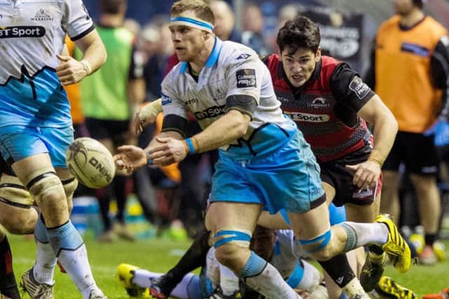 Chris Fusaro expects a very physical clash with Leicester. Picture: SNS/SRU.