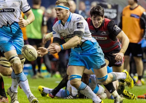 Chris Fusaro expects a very physical clash with Leicester. Picture: SNS/SRU.