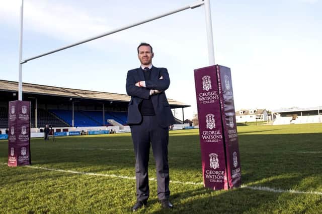 Edinburghs managing director Jonny Petrie is determined to make Myreside a home with a true club feel to it. Picture: SNS/SRU.