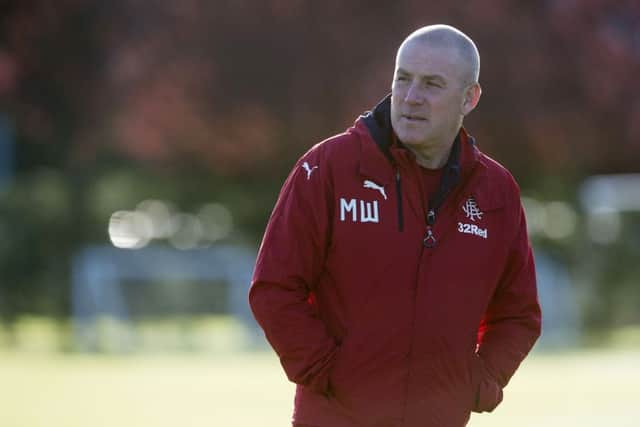 Mark Warburton admits it is unlikely Rangers will spend money in the January transfer window. Picture: SNS