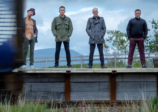 Ewan McGregor, Ewen Bremner, Jonny Lee Miller and Robert Carlyle star in T2 Trainspotting. Picture: Contributed