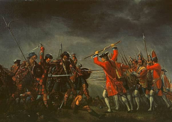 Battle of Culloden by David Morier, an Anglo-Swiss painter supported by the Duke of Cumberland. PIC Wikicommons