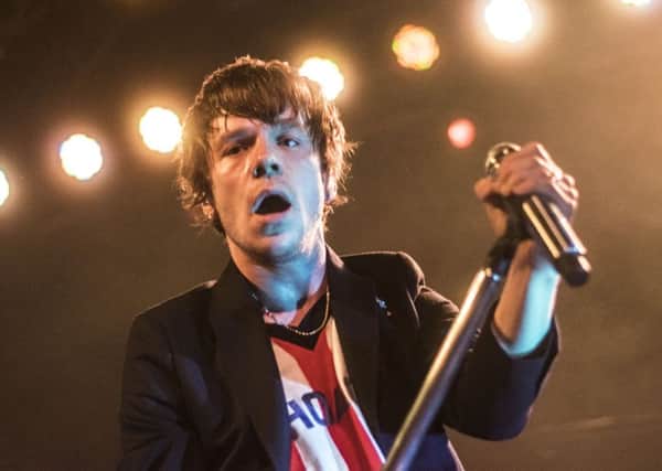 Matthew Schultz of Cage the Elephant performing at the O2 ABC in Glasgow. Picture: Calum Buchan Photography