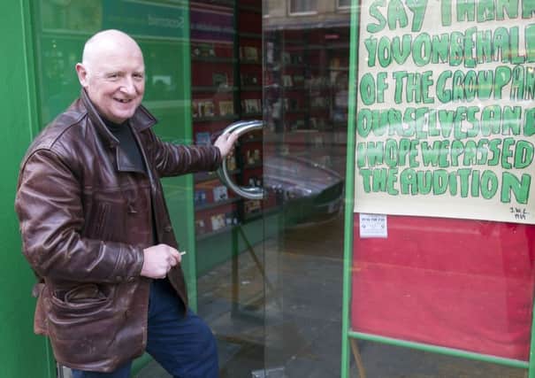 John Richardson closes the doors at Ripping Records for the last time. Picture Ian Rutherford