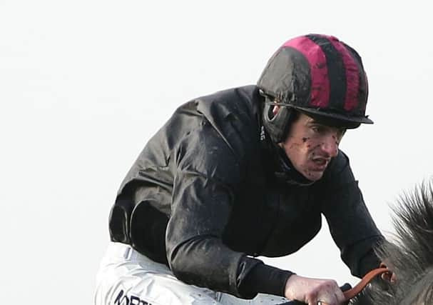 Jockey Brian Hughes guided Project Bluebook to victory in the feature race at Musselburgh. Picture: Daniel Smith/Getty Images