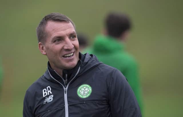 Brendan Rodgers has warm words for Albion Rovers assistant and former Celt Billy Stark, who will face him today in the Scottish Cup. Picture: Craig Foy/SNS Group