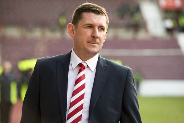 Bonnyrigg Rose Manager Robbie Horn. Picture: SNS