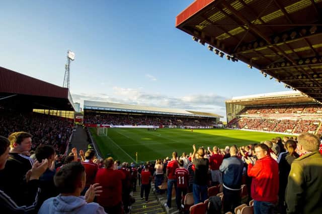 We might not see a packed Pittodrie on many more occasions, with the Dons hoping to flit west to Kingsford. Picture: Craig Foy/SNS