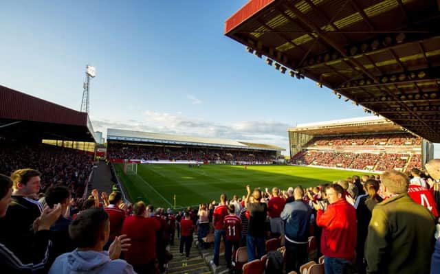 We might not see a packed Pittodrie on many more occasions, with the Dons hoping to flit west to Kingsford. Picture: Craig Foy/SNS