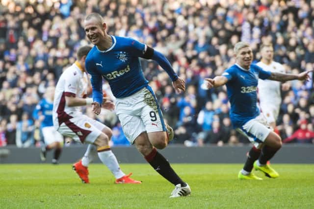 Kenny Miller was the main man again for Rangers. Pic: